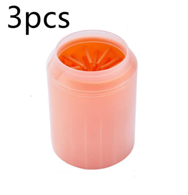 Pet Paw Cleaning Cup with Soft Brush – Gentle & Effective